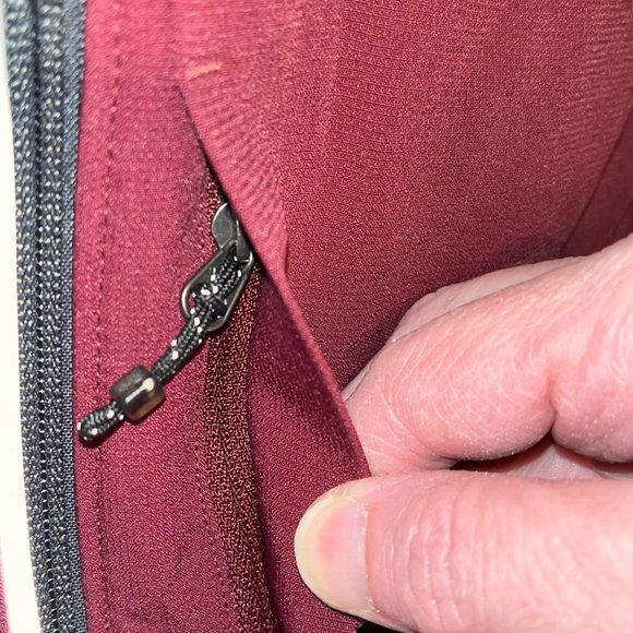 Novara "headwind" Jacket, Color Rouge/Asphalt (maroon/grey) Men's Size XL - Picture 15 of 16